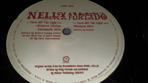 Nelly Furtado Turn Off The Light Vinilo Maxi Promo Usa 2001 1