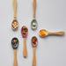 Minikoioi Scoops Silicone Baby Spoons with Bamboo Handle - Set of 2 6