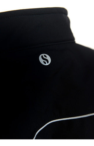 Thermal Waterproof Black Softshell Jacket for Men - Blade Model 5