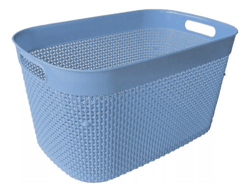 Medium Perforated Laundry Basket Organizer 9