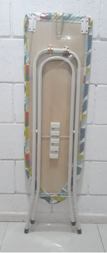 Adjustable Metal Ironing Board 91x30cm with Iron Rest 16