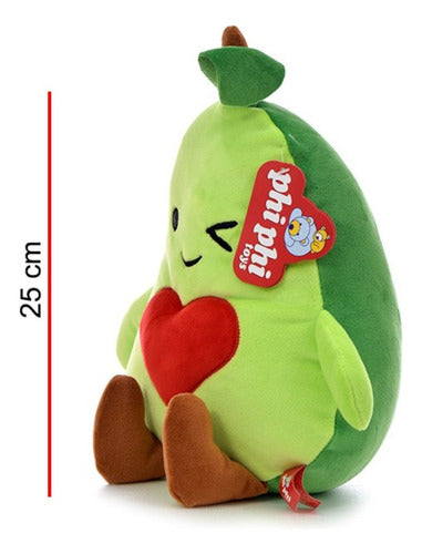 Medium Avocado Plush with Heart Kawaii Lovers 1710 7