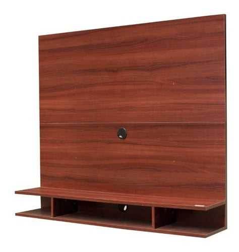 TV Panel with Shelf Mod. 2608 Cedar - Platinum 2