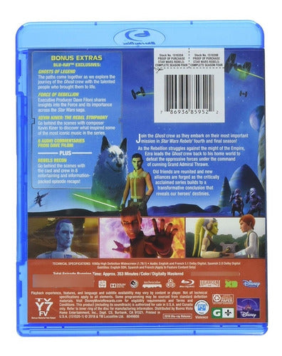 Blu-ray Star Wars Rebels Season 4 / Temporada 4 1