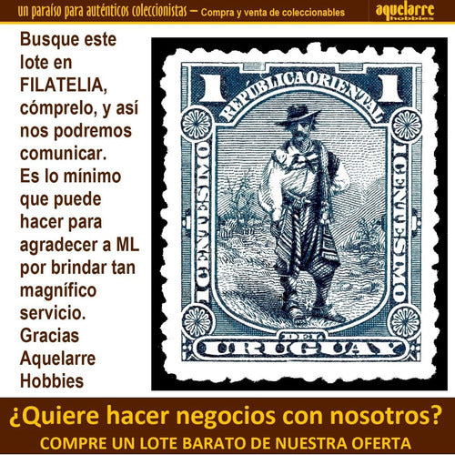 Filatelia Uruguay Yvert A 80/81 Mlh Ss Completa 27/12/1933 5