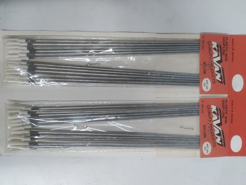 Plastic Clevis Connectors with 20cm Threaded Rod x 12 - 20cm Aero 1