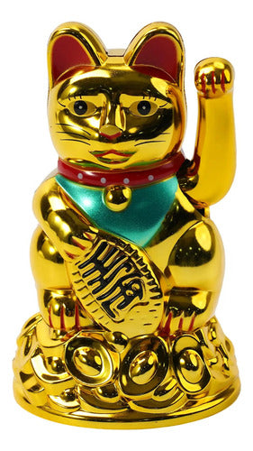 Geko Lucky Golden Fortune Cat Maneki Neko 3