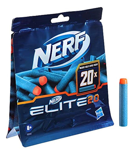 Nerf Elite 2.0 - Paquete De Recambio De 20 Dardos, 1