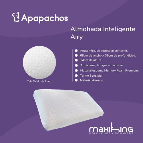 Maxiking Viscoelástica Almohada 1