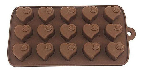 Silicone Emoji Number Heart Candy Mold 1