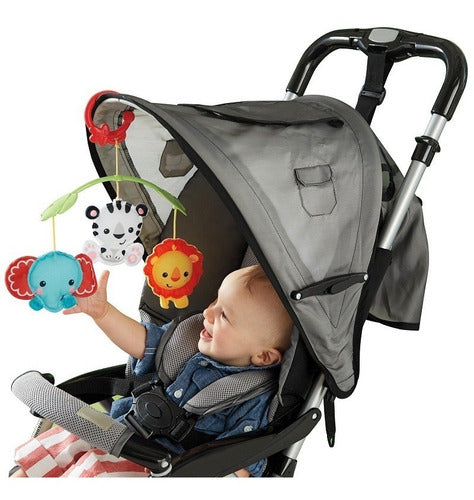 Fisher-Price 3-in-1 Baby Stroller Toy Mobile 0