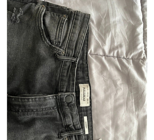 Pull & Bear Black Carrot Cut Jeans 3