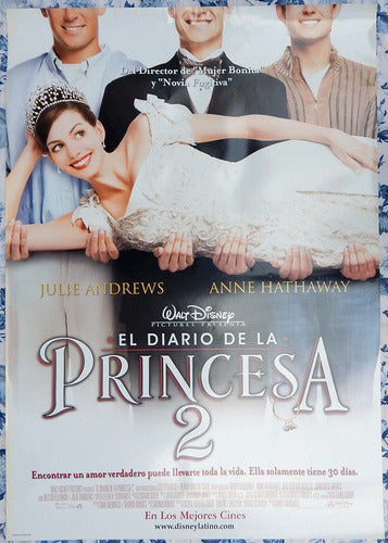 El Diario De La Princesa Dos Poster De Cine Original 100x70 0