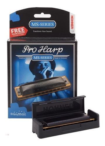 Hohner Pro Harp Diatonic Harmonica 20 Voices in E - Cuo 1