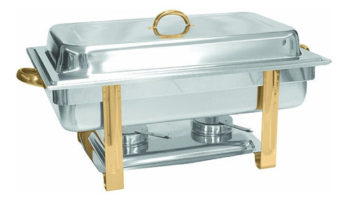 Tiger Chef Buffet Serving Set - Chafers and Food Warmers 1