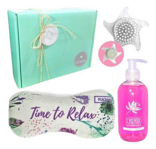 Spa Roses Aroma Relax Gift Box Set N50 - Ultimate Relaxation Experience - Set Gift Caja Regalo Box Spa Rosas Kit Aroma Relax N50 Relax