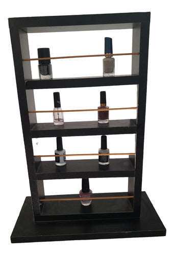 Generic 3 Units Nail Polish Display Shelf with 4 Shelves, Used 1