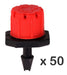 Goteros Para Riego De Caudal Regulable De 0 A 70 L/h X 50 Un 0