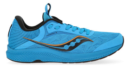 Saucony Freedom 5 Running Shoes for Men in Blue and Black 0