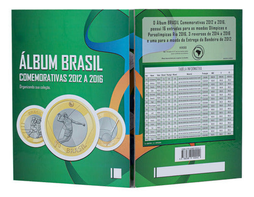 1 Álbum De Moedas Olímpicas Para Completar Rio 2016 2