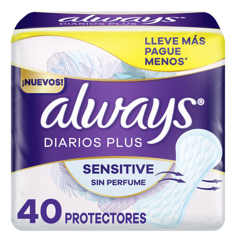 Always Sensitive Daily Protectors Unscented Pack 1