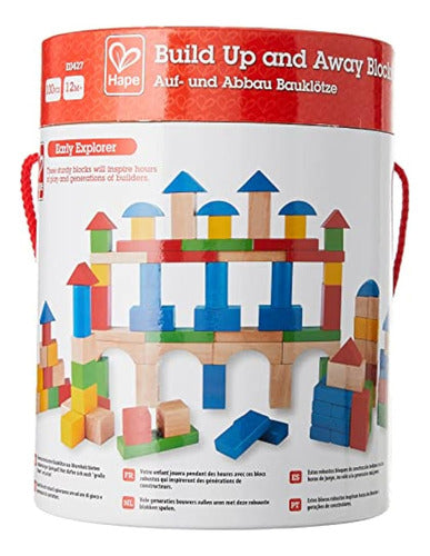 Hape Wooden Building Blocks Set for Kids 0