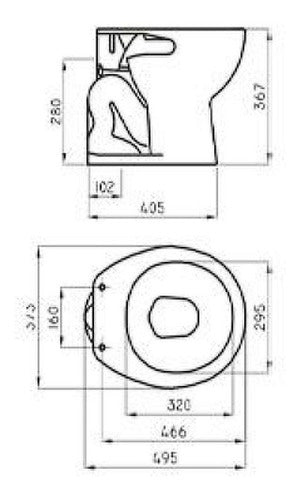 Ferrum Andina Short Toilet 1