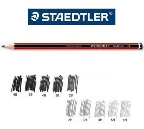 Staedtler Tradition H Black Pencil (x24 units) 1