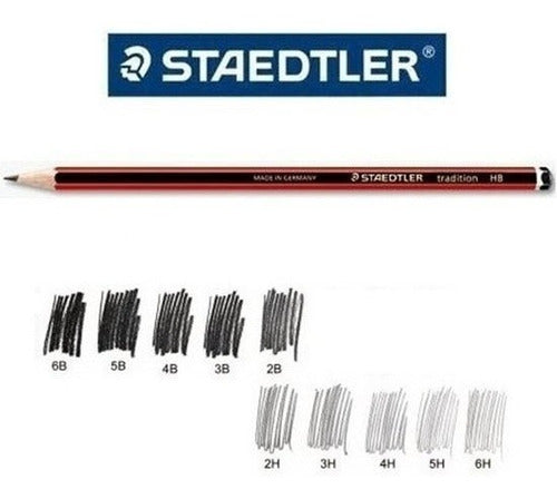 Lápiz Negro Staedtler Tradition F (x24unidades) 1