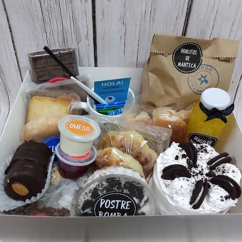 Cakes Box Desayuno Merienda Party. Con Mini Torta. Monte Grande 2