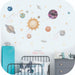 Watercolor Solar System Planet Kids Wall Decal 6