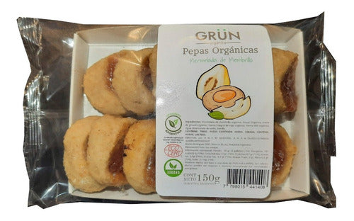 Grün Galletitas Pepas Integrales Orgánicas De Membrillo 150 Gr X6 0