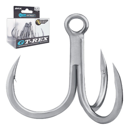 BKK Raptor-Z Triple Point Fishing Hooks Set of 4 #7 (7/0) 0