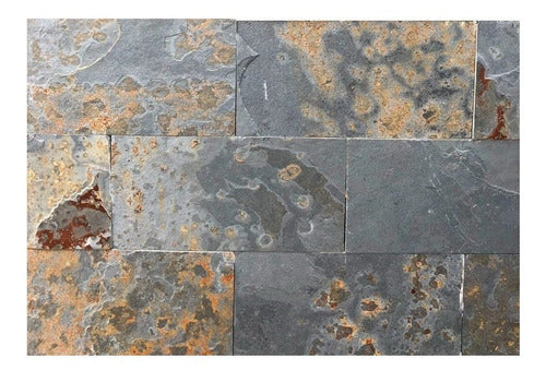 Ardosia Slate Stone with Natural Oxidation - Imported from Brazil 0