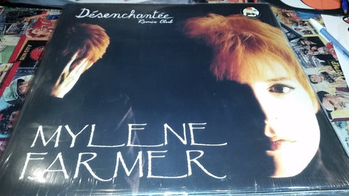 Mylene Farmer Desenchantee Remix Club Vinilo Maxi Impecable 0