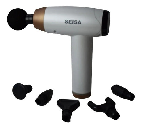 Premium Professional 6 Interchangeable Heads Massager Gun by Seisa 5