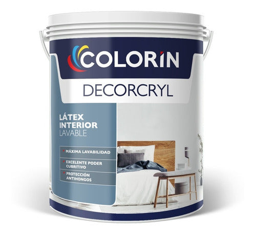 Colorín Decorcryl Latex Interior Mate Washable Antifungus 1L 0