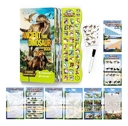 Libro De Dinosaurios Para Niños De 3 A 5 Años, 1