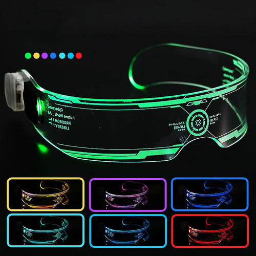 Generic Futuristic Led Glasses Rave Electronic Parties 4 Models Fg 1