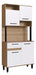 Milenio Kitchen Furniture Kit 4 Doors 1 Drawer White Black 4