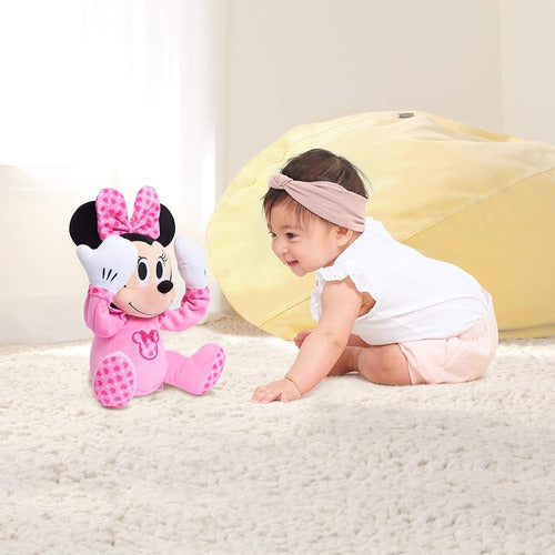 Disney Baby Peek-a-boo Plush, Minnie Mouse, Por Just Play 1