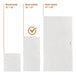 SEMAXE Set of Hand Towels - Soft and Highly Absorbent 4