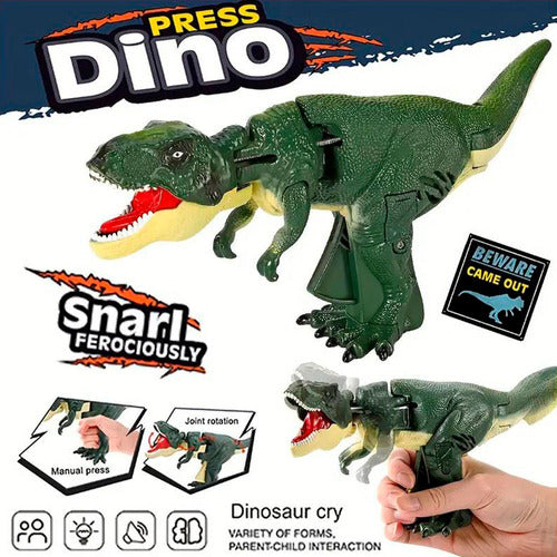 King Of Tech Dinosaur Toy Dino Zaza Roar Light and Sound for Kids 1