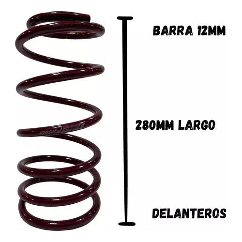 One Kit X 2 Spiral Spring Chevrolet Celta Front Pro 1