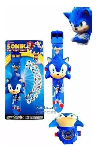 Reloj Infantil Sonic Proyector De Imágenes 1