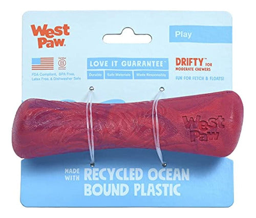 West Paw Seaflex Drifty Dog Toy - Eco-Friendly Toys for Dogs 0