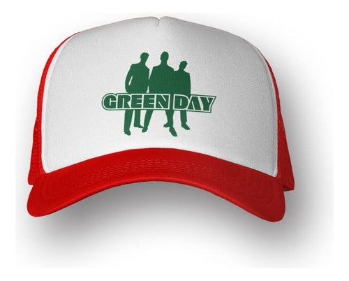 Newcaps Trucker Green Day Punk Rock Cap M4 0