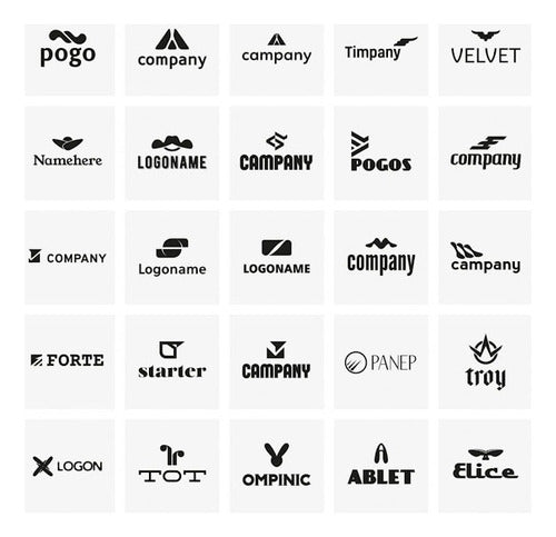 Pack Vectores +750 Marcas Logos Diseños Editables #v317 2