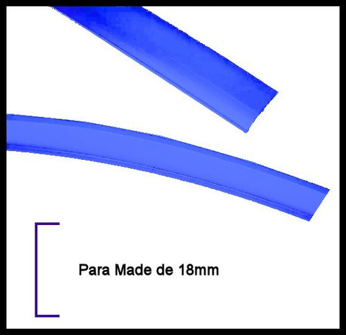 Flexible Blue Edgebanding for Arcade and Furniture x 10 meters 1