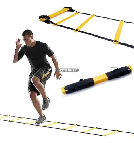 Pro 11 Agility Ladder Fitness Exercise Step 3